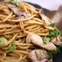 「焼きうどんパスタ“忙しい日のお昼ごはん。”」と“作ってもらいましたレポ”