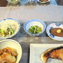 美味食卓11～きゅうりのささ身のザーサイナムル、三つ葉とブロッコ茎のわさびおかか和え