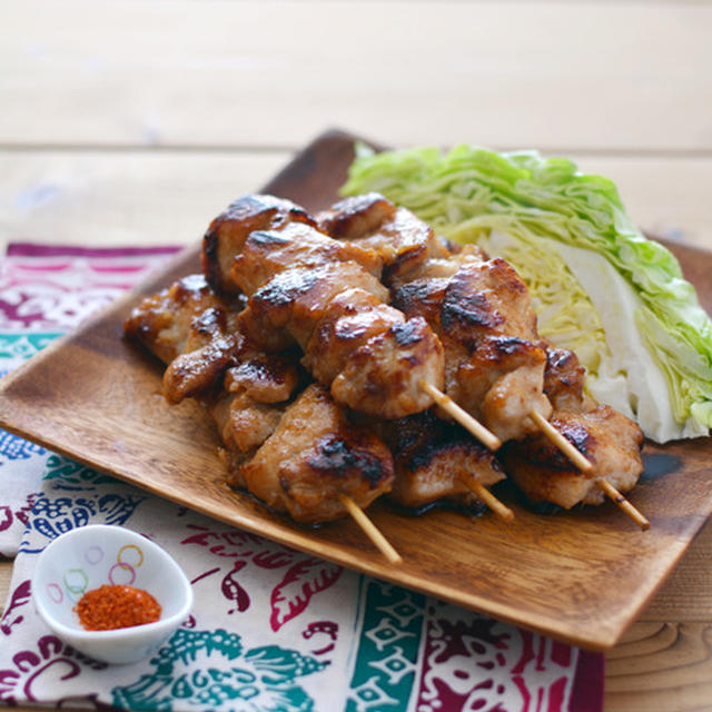 サテ風スパイス串焼き。（父の日に）今月の特集レシピです！