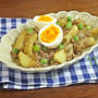 ホクホク！新じゃがとえんどう豆のとろみ肉味噌あんかけ