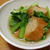 油麩と小松菜の煮びたし。