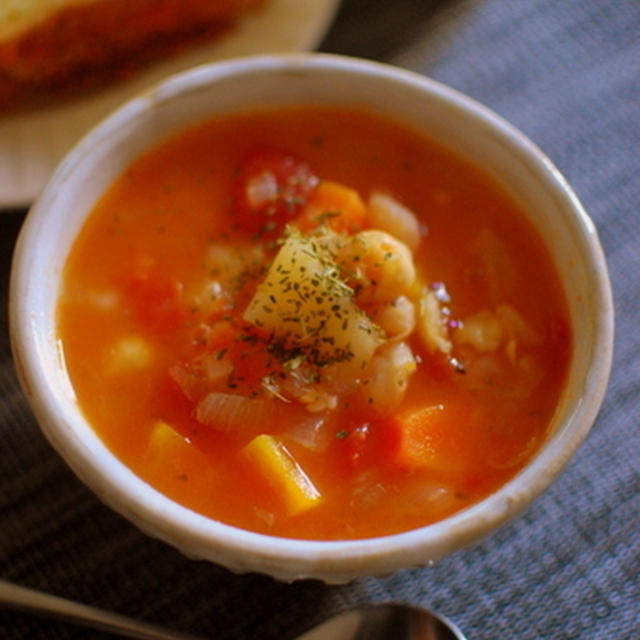 スイートバジル香る ひよこ豆のあったかミネストローネ By のんのん 永木典子 さん レシピブログ 料理ブログのレシピ満載