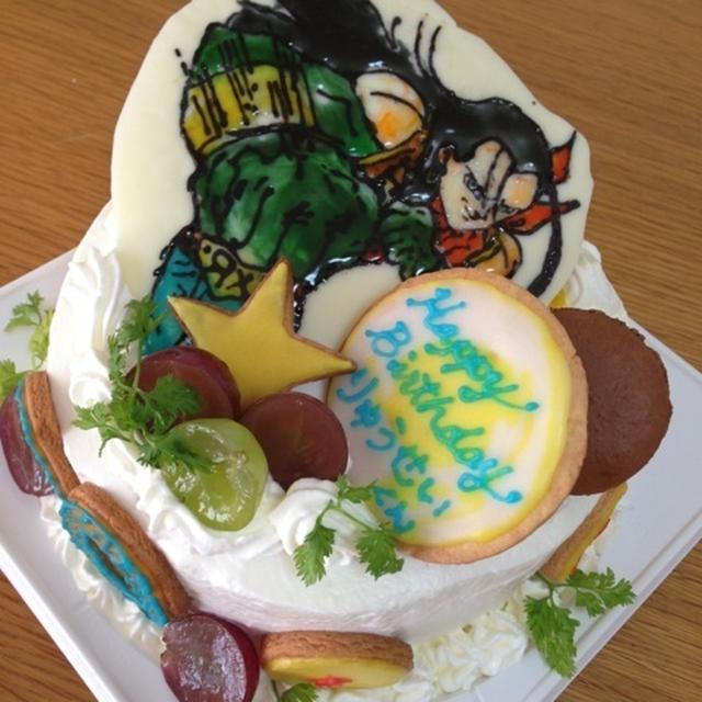 ドラゴンボール 超17号のキャラクターケーキ By みきたんさん レシピブログ 料理ブログのレシピ満載
