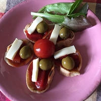 玄米入り麩で一口イタリアン前菜