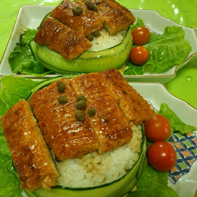 うな次郎でミニ丼