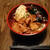 うまトマ肉を富士山盛りに(笑) 豆腐素麺でサラダ仕立て