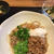 納豆おろしの蕎麦