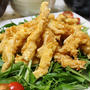ささみの卵衣揚げ　と　厚揚げと大根の煮物