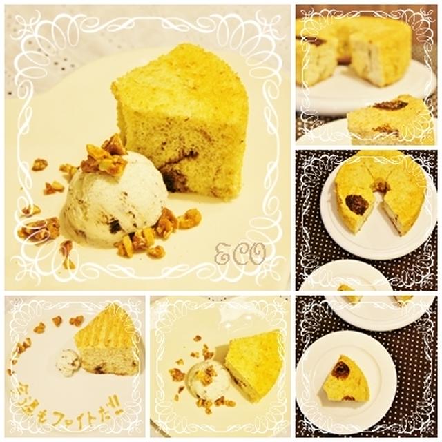 Marble Tube Cake/マーブルシフォンケーキ/ขนม