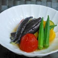 ミニトマト添え野菜の揚げ浸し