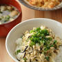 豆腐がメインでも主役級の存在感があるそぼろ丼がメインの10分141円献立