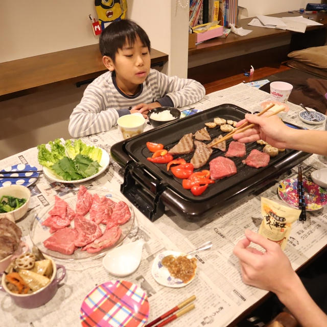 晩ご飯は、焼き肉です～！！