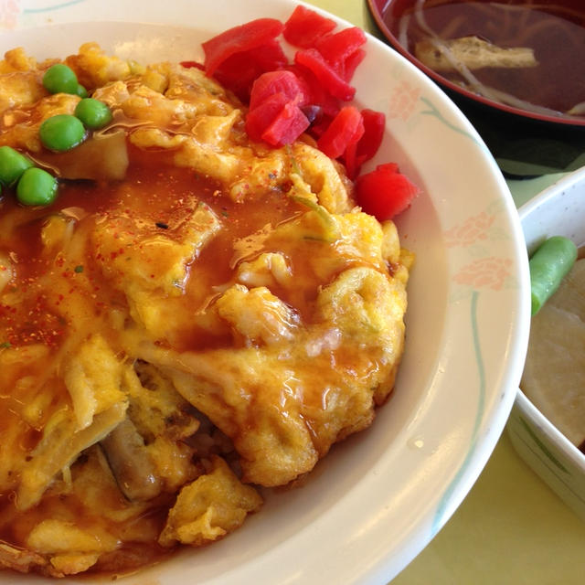 天津飯。怪しい夫婦