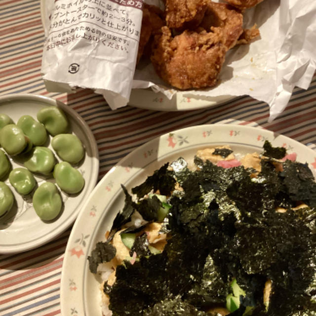 昨日の教室の後の調達はガストでから好しのから揚げ