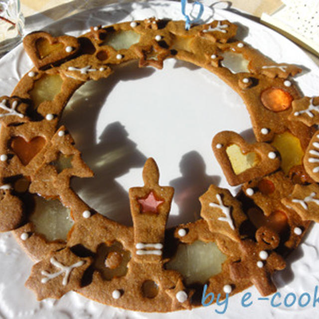 Christmas sweets 　（クッキーリース）