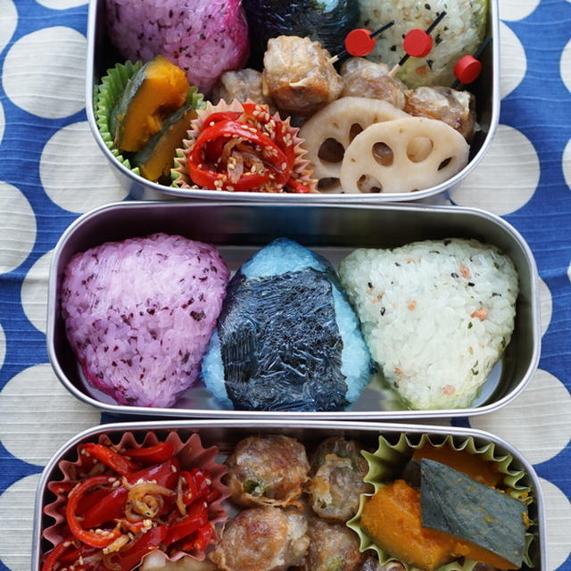 カラーラップ 不気味 おにぎり弁当 やっぱり苦手です 汗 By Pick Lessさん レシピブログ 料理ブログのレシピ満載