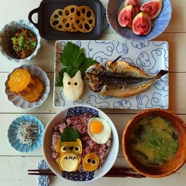 トトロ＊和風のデコごはん