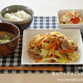 野菜がおいしい！春雨でかさまし☆野菜炒め定食【1週間節約献立】