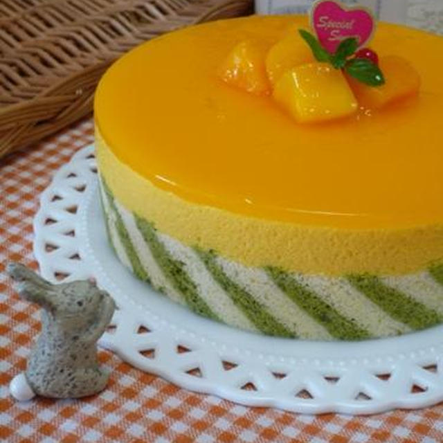 オレンジ＆マンゴームースケーキと、ちょっぴりお知らせと…。