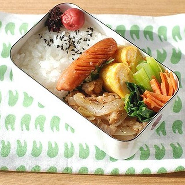 ◆豚と新玉ねぎの中華炒め弁当