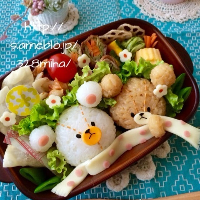 デイビッドとジャッキーの仲良しマフラー♡あおいの歯