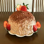 クックパッド「生チョコクリーム」の人気検索でトップ10入り★生チョコクリームのドームケーキ♪