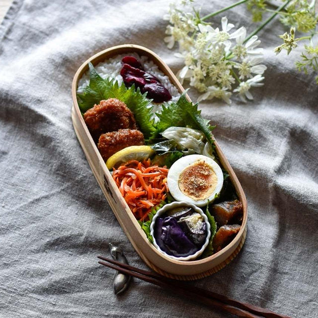 メインを作る前に力尽きたお弁当