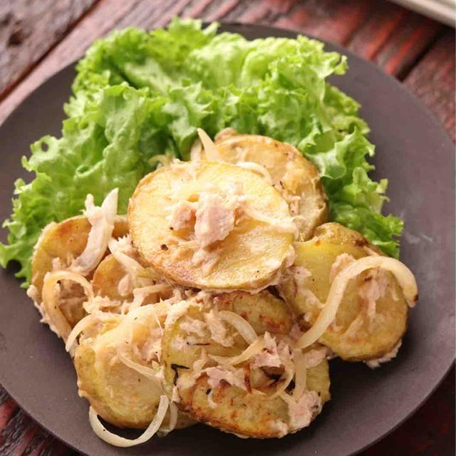 新たまねぎの和風照り焼きポテサラ【#簡単 #時短 #作り置き #お弁当 #クレハタイアップ #PR】
