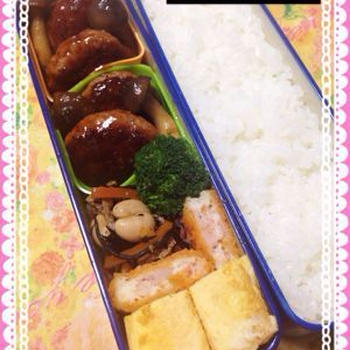 肉団子の甘酢あん弁当