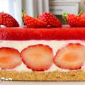 【いちごたっぷり】苺のレアチーズケーキの作り方 生クリームなしで簡単！