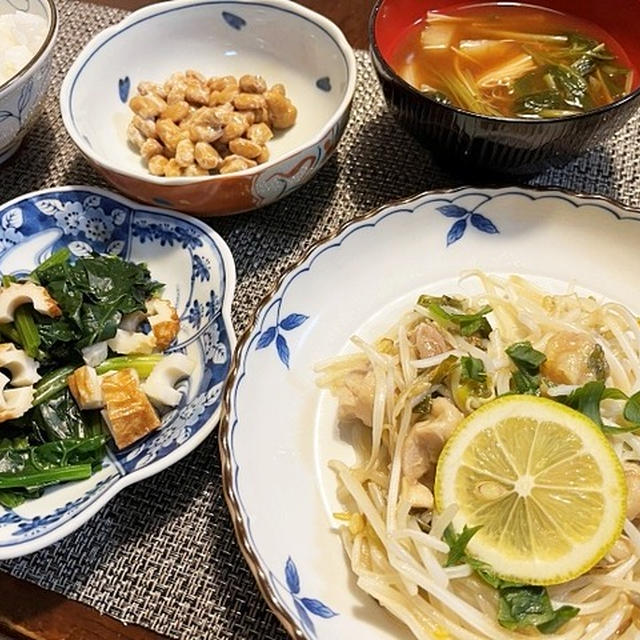 年末は大忙し＆ムネ肉とモヤシのネギ塩炒め