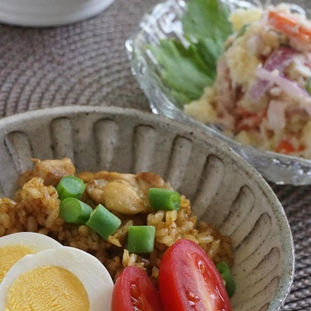 土井先生の美味しいご飯の炊き方とチキンカレーピラフ