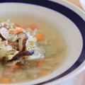 食べる栄養スープ♪キャベツと鶏と根菜の生姜スープ