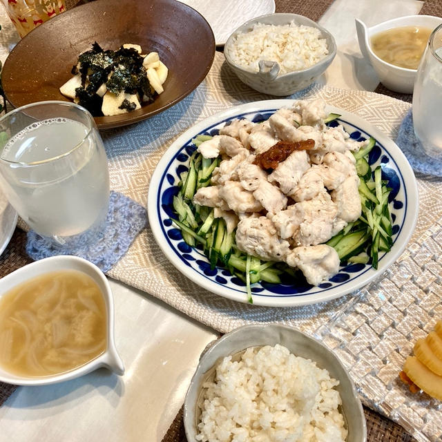 【とろける♡】水晶鶏の梅肉和えはつるん＆とろける食感♪ジューシーに仕上げるコツはね…