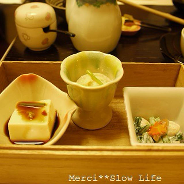 ～梅の花～豆腐懐石♪　秋の味覚も堪能！
