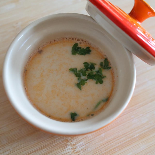 長崎県産：芝えびの殻で作るスープ