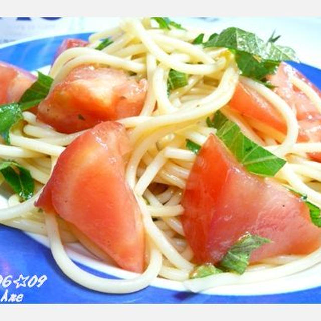 実は・・・冷たいパスタ♪でした・・・ｱﾊﾊﾊ！