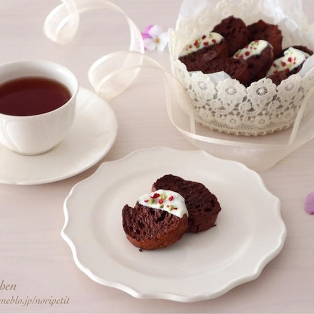 <バレンタインに>材料3つdeらくウマ♪しみチョコラスク♡