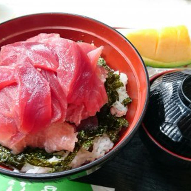 京都大原野の「か寿が」でマグロ丼ランチ