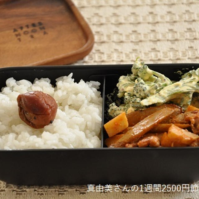 品数を多くなんて気にしない♪2品でも満足感あり！ごはんと２つのおかずで満腹お弁当
