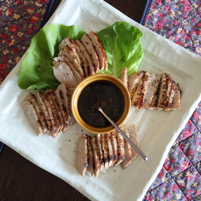 千葉県産：豚肉のバルサミコソース