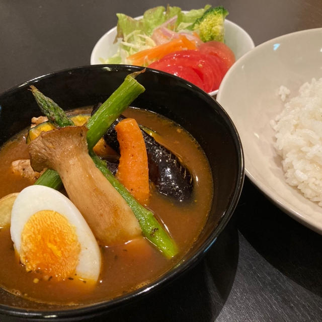 【昨日の晩ごはん☆このスープカレーめちゃウマ！(≧▽≦)】