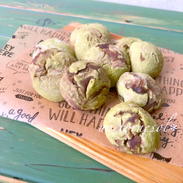 抹茶とあんこの和風ポンデケージョ ♡レシピ