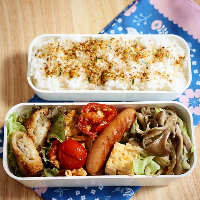 映えないパパ&幼稚園娘のお弁当。と七夕の願い事