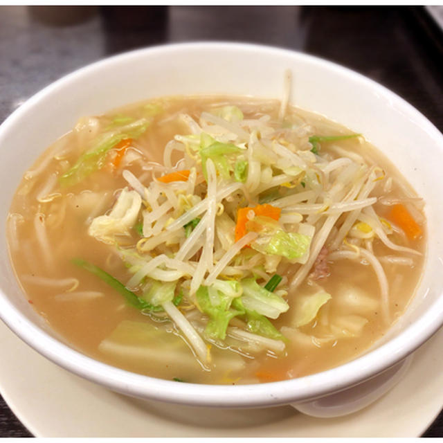 日高屋賛辞（京成立石店の野菜たっぷりタンメン）