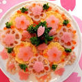 くらしのアンテナに掲載～♪桜満開のケーキ寿司