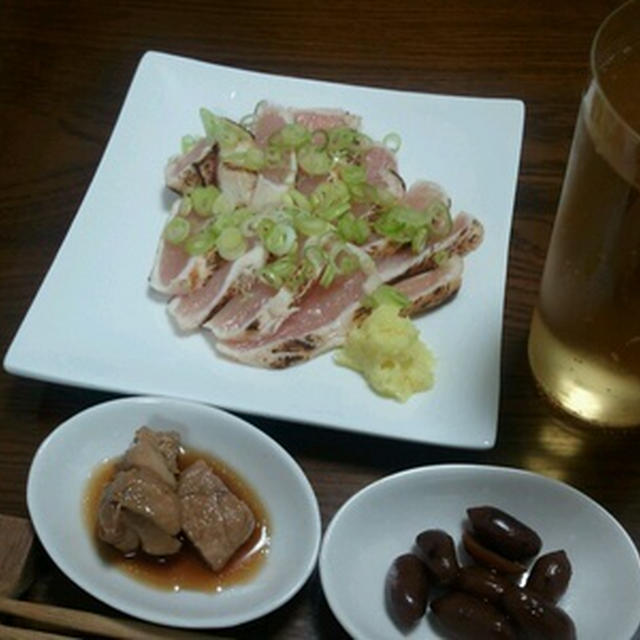 夜はごく軽く
