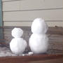 今シーズン初！！雪だるま♡