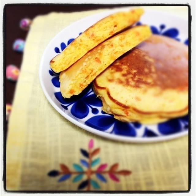 人参でパンケーキ、乾燥対策は続く。
