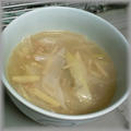 寒い日に”ねぎ生姜スープ”